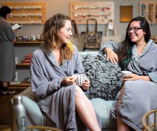 Betty's Boutique is full of wonders to enjoy while waiting for a treatment.